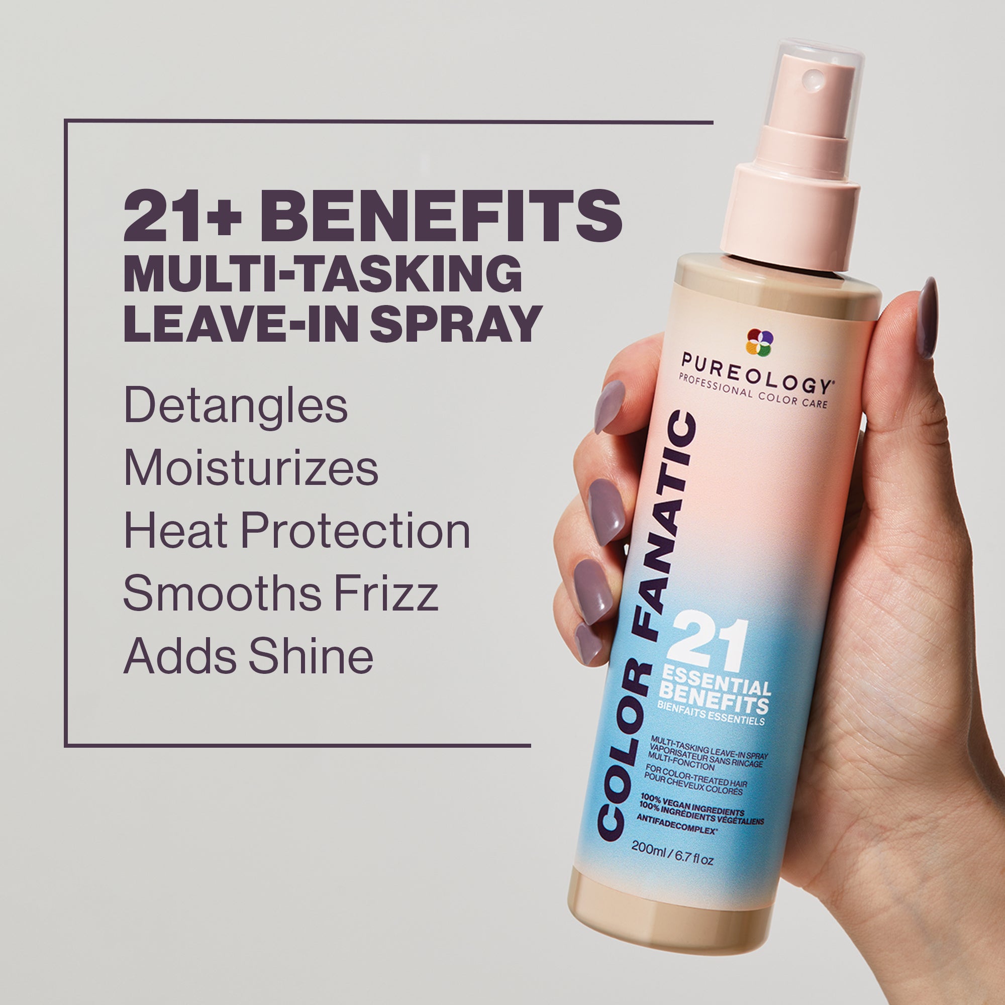 Pureology Color Fanatic Multi-Tasking Leave In Treatment Spray 200ml