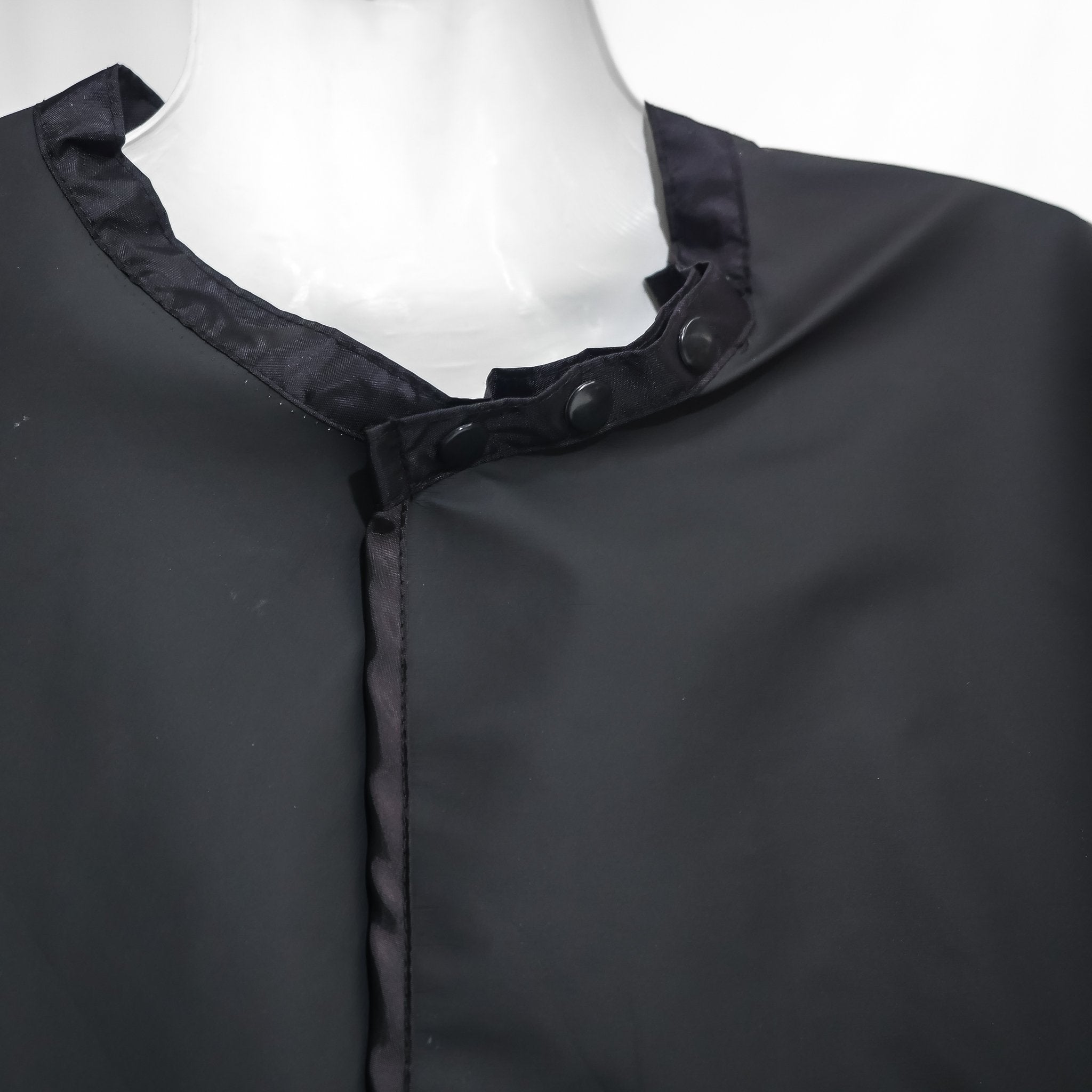 Black Shiny Cape 100% Waterproof  With Yoke 030305PU