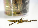 555 Mini Bobby Pins 1.5" Bronze
