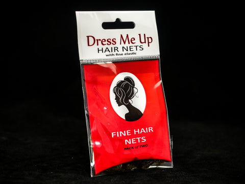 Dress Me Up Fine Hair Net 2 pack Black