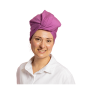 Splash Happy Silk Lined Tubular Hair Wrap - Purple Rain