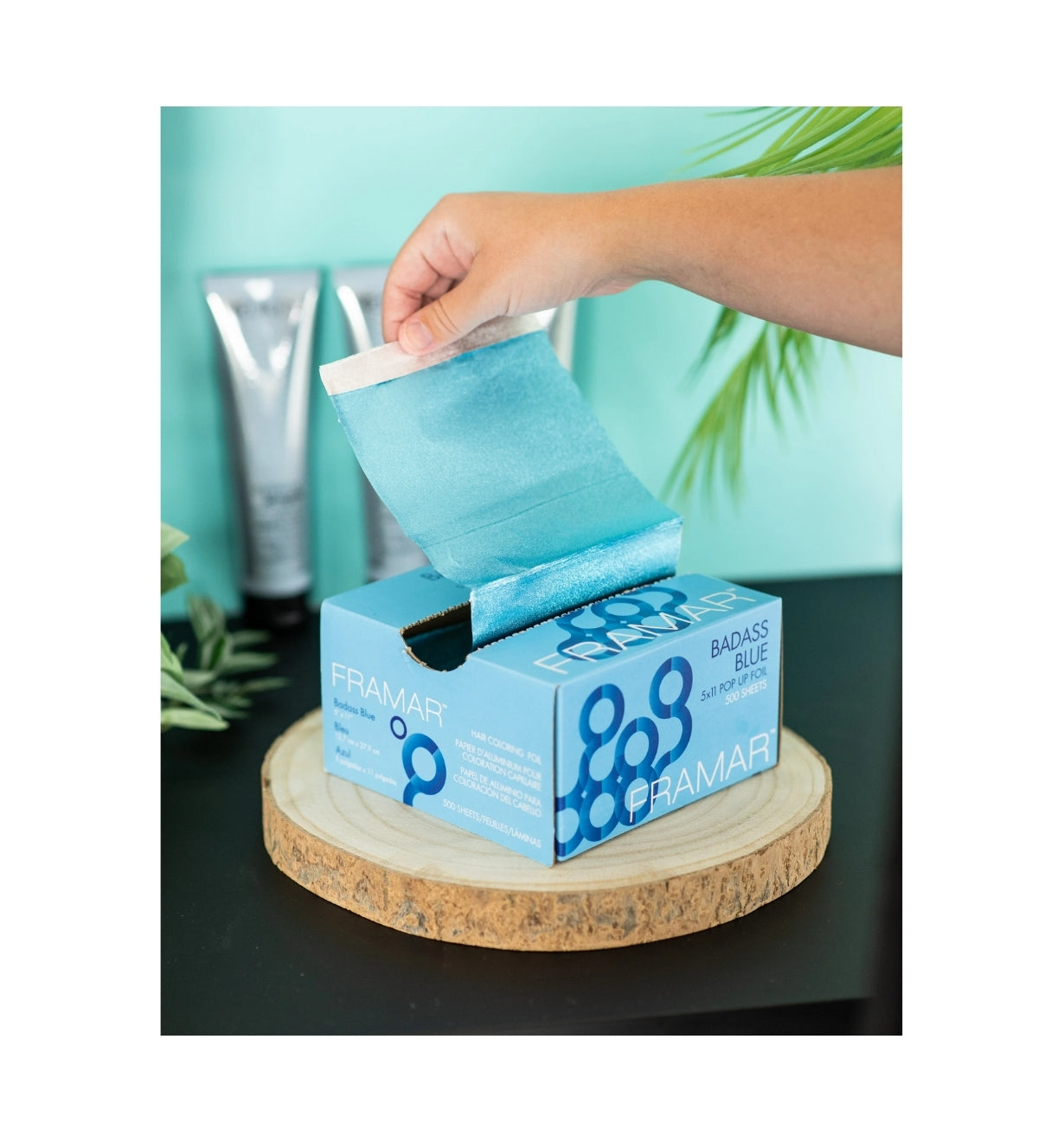 Framar Pop Ups 5x11 Badass Blue 500 Sheets