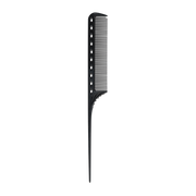YS Park 216mm Basic Tail Comb - Carbon Black