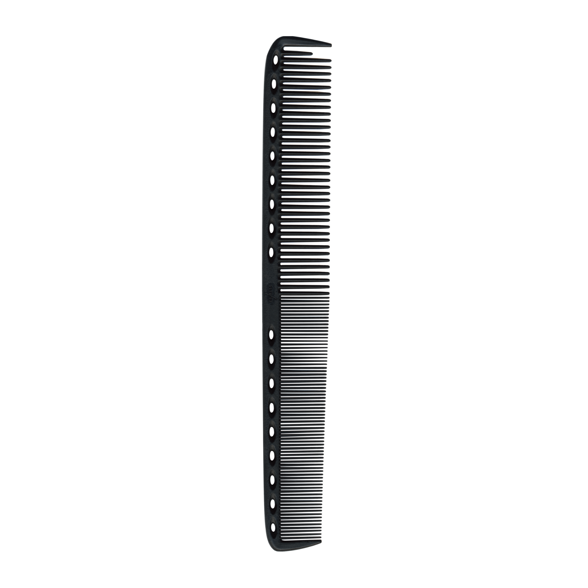 YS Park 215mm Extra Long Fine Tooth Cutting Comb - Carbon Black