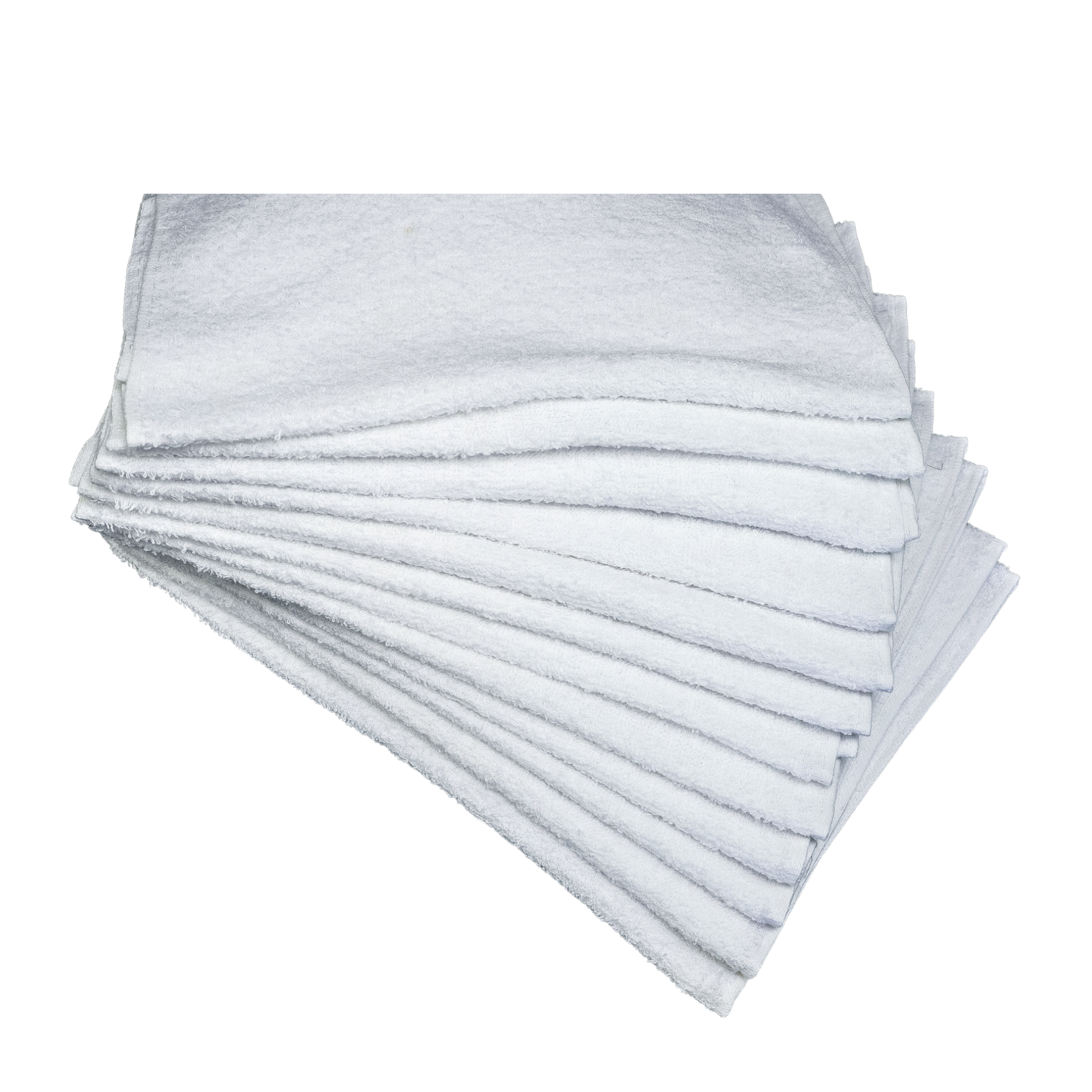Barber Shave Towel - White (12) 28 x 45cm