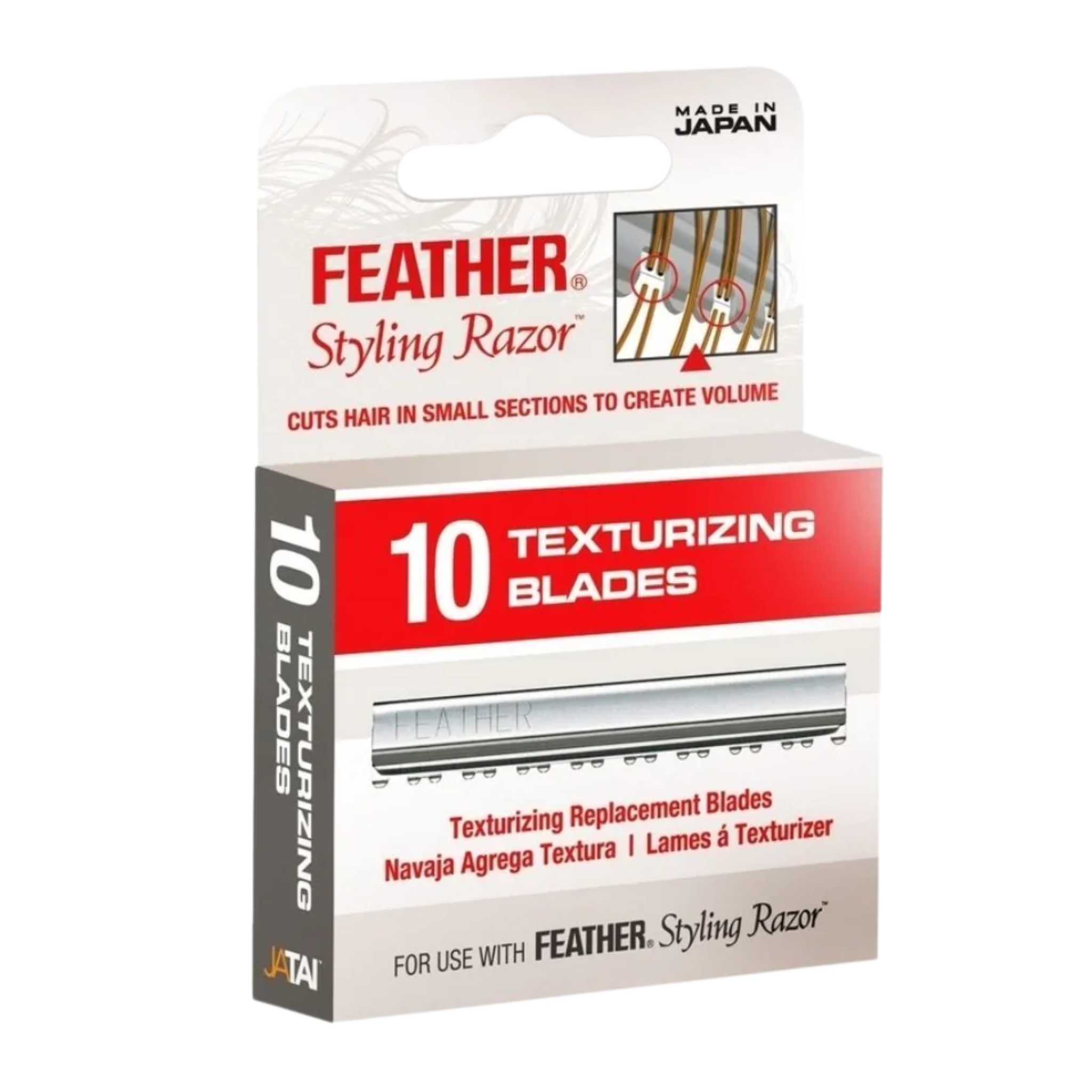 Feather Thinning Texturising Blades pack of 10