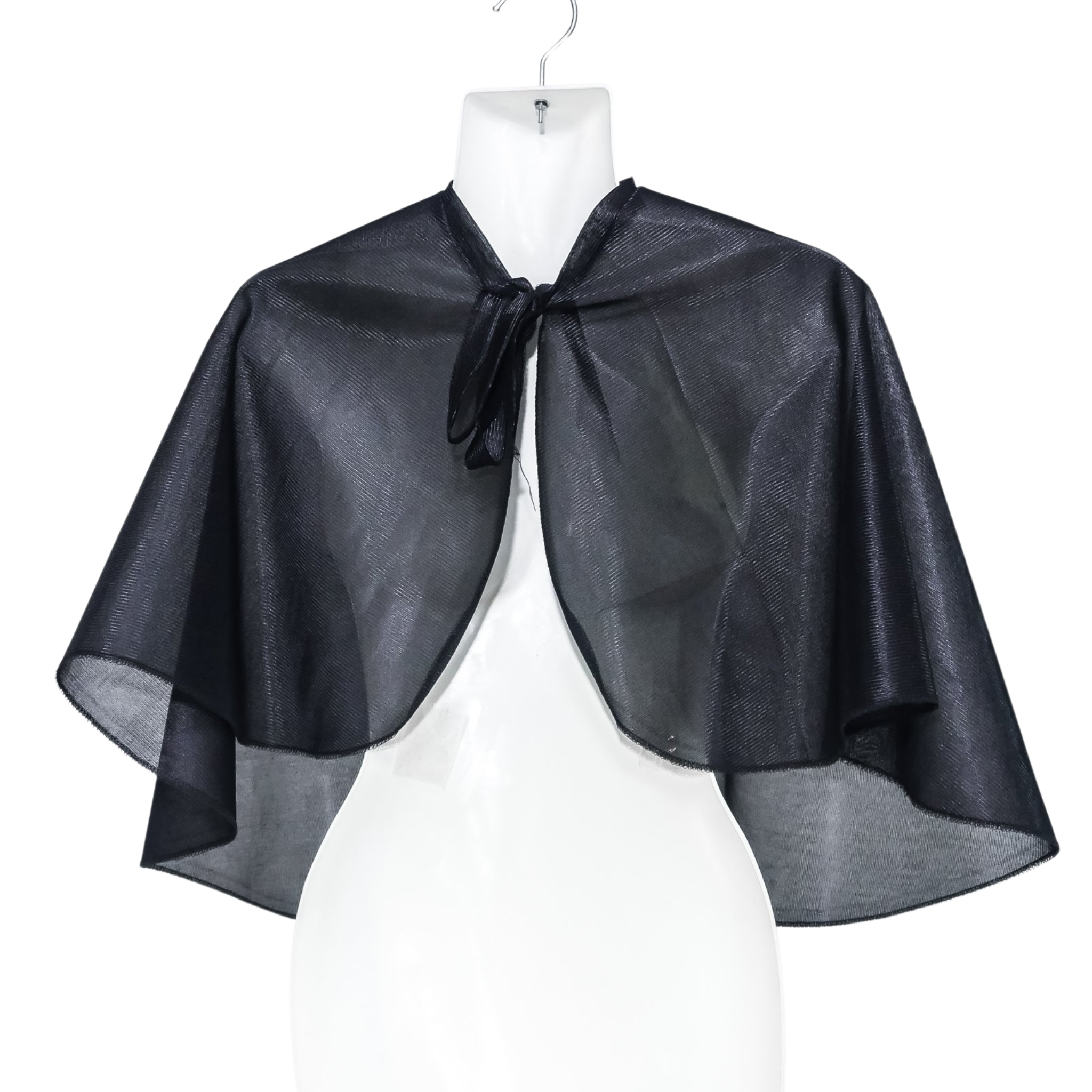 Knitted Comb Out Cape Black 257 A/B*