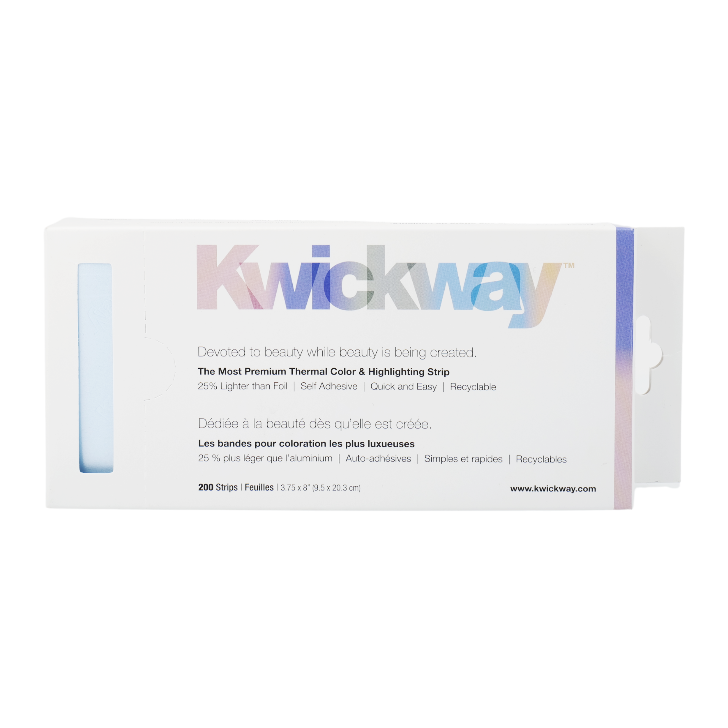 Kwickway Strips Blue 20cm Box of 200