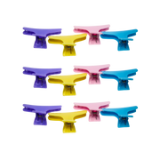 Large Butterfly Clip 12pcs Asst Col 2202