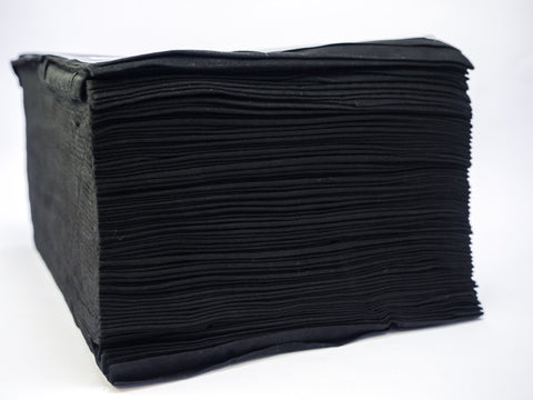 SSS Biodegradable Black Towels 50pcs