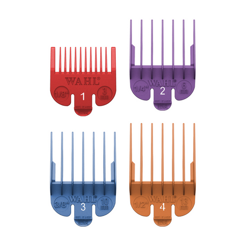 Wahl Coloured Comb Attachments 1-4 WA3163