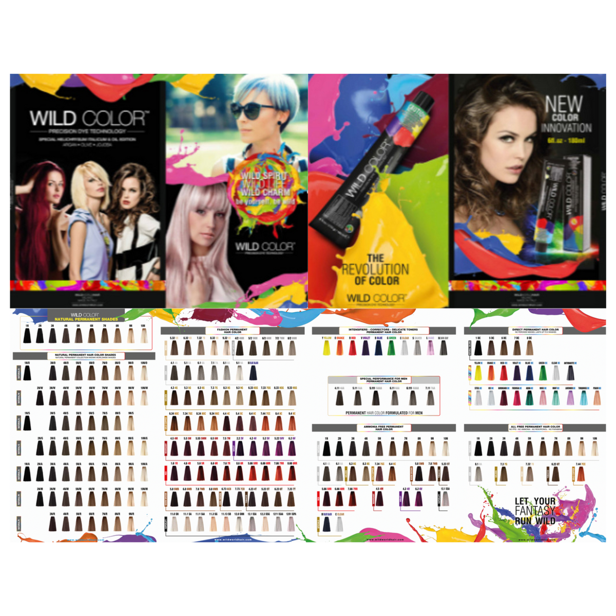 Wild Color Chart – Southern Salon Supplies Trade