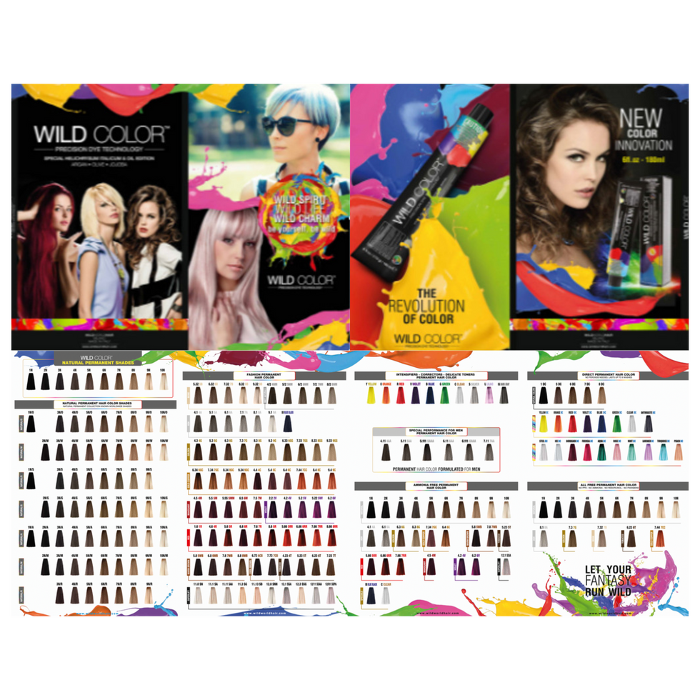 Wild Color Chart – Southern Salon Supplies Trade