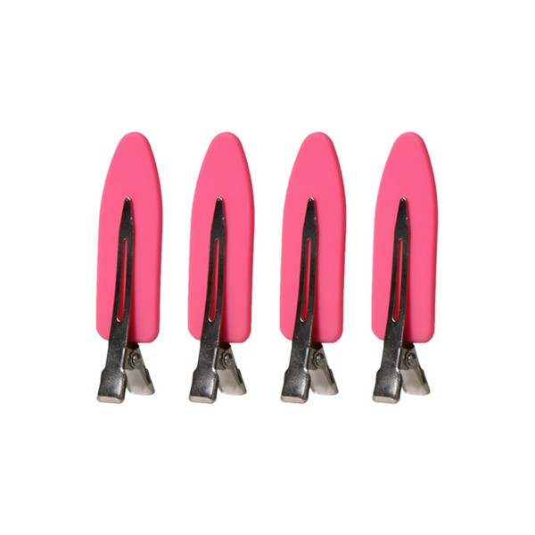 Creaseless Rubberised Pink Pack of 4