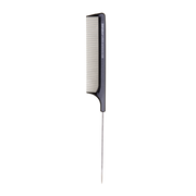 Denman DC06 Anti-Static Pin Tail Carbon Black Comb