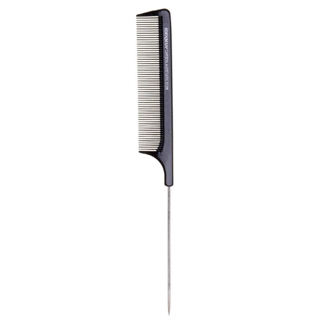 Denman Precision Black Pin Tail Metal Comb DPC1