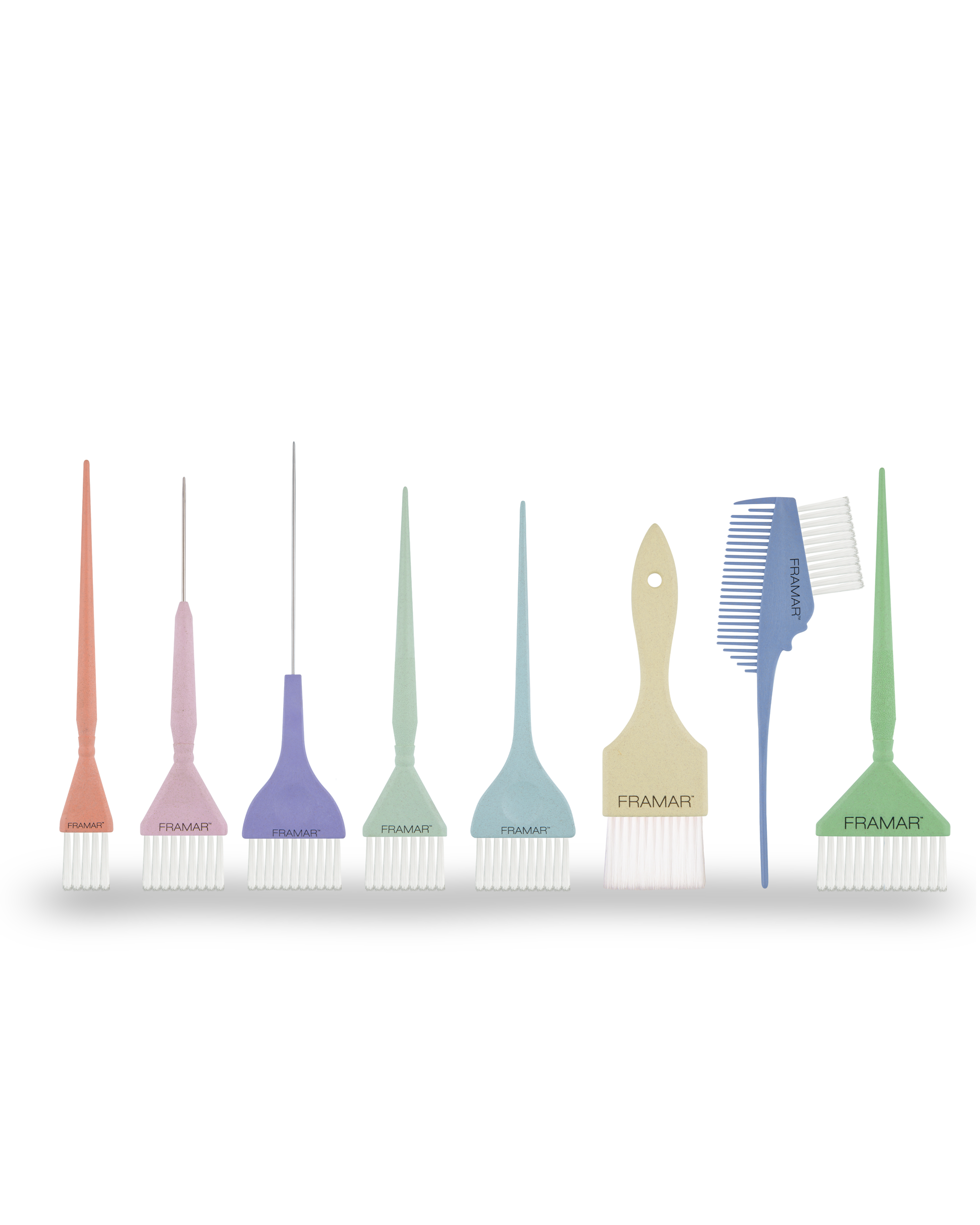 Framar Garden Party - The Tea Party Brush Set of 8