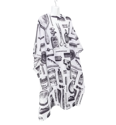 Retro Barber Cape 100% Water Resistant