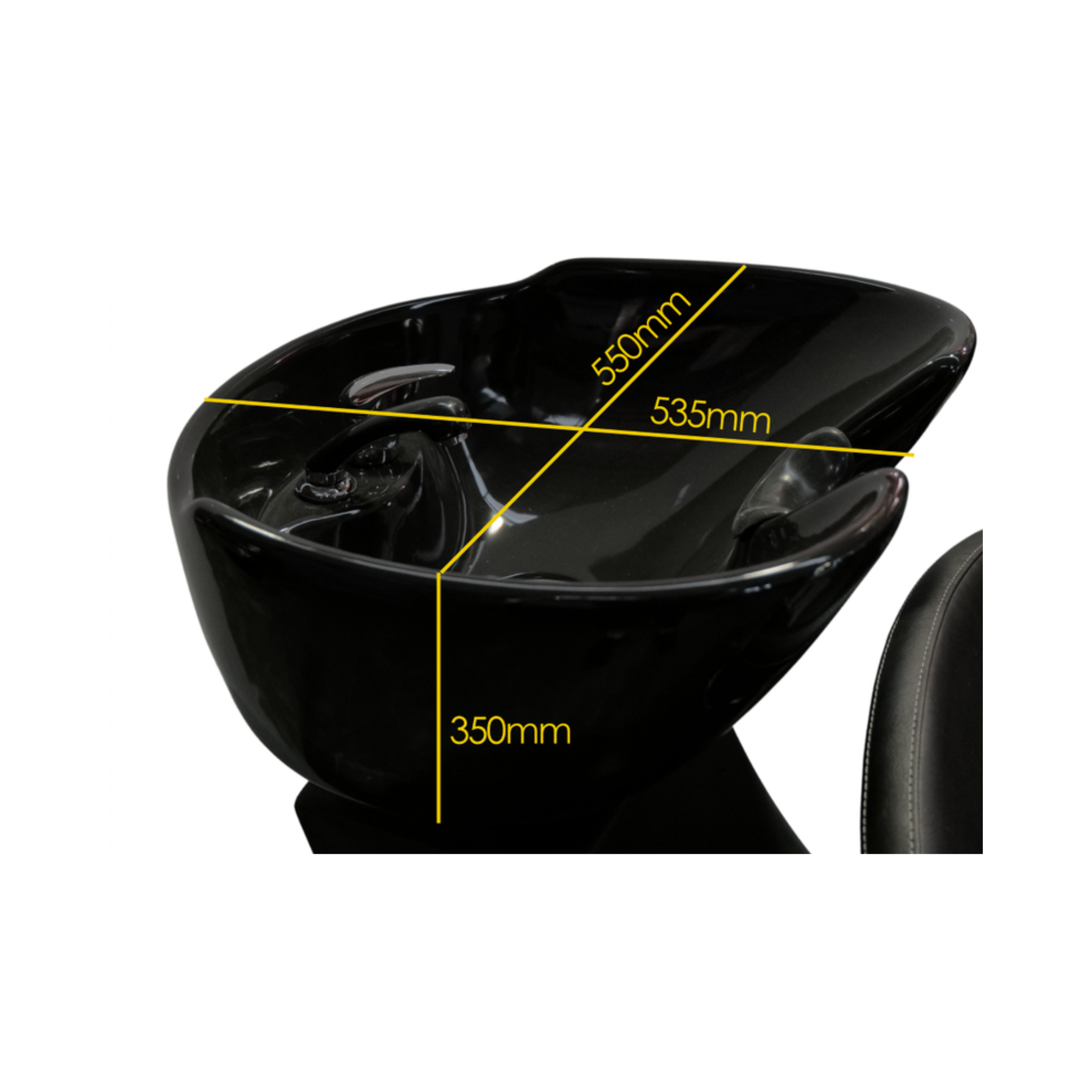 Lavish Ceremic Basin Black