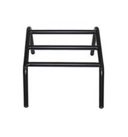 3 Bar Foot Stool Black