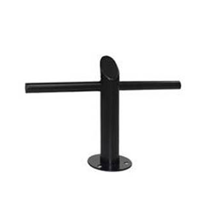 Cross Foot Stool Black