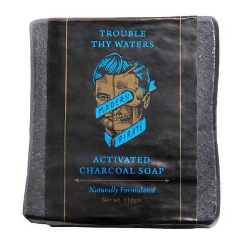 Modern Pirate Trouble Thy Waters - Activated Charcoal Soap 110g*