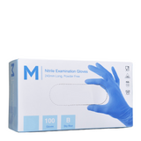 Nitrile Gloves Powder Free Medium 100pk
