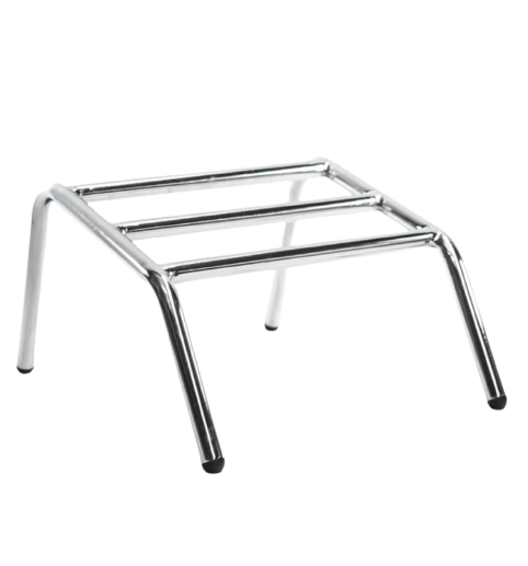 3 Bar Foot Stool- Stainless Steel