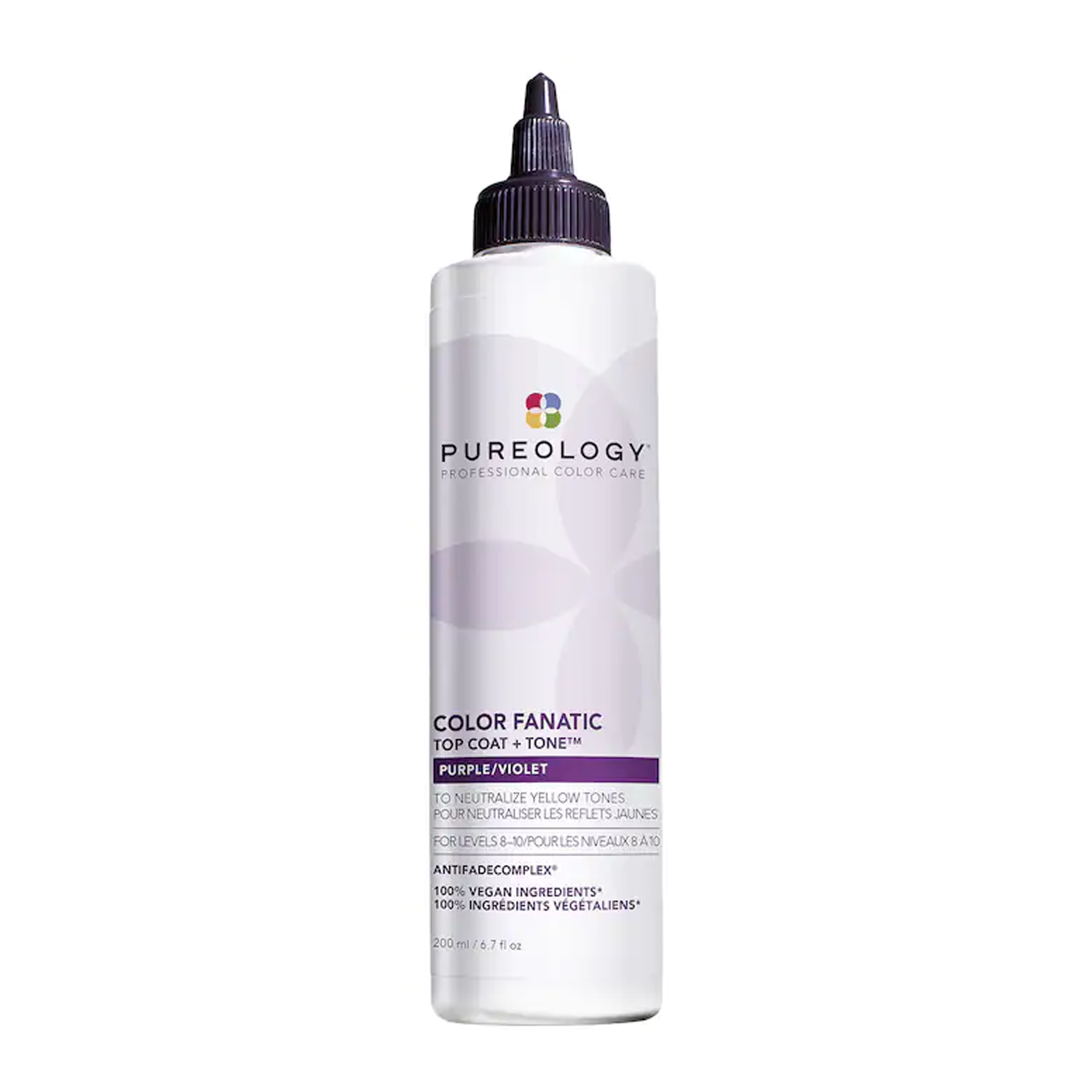 Pureology Colour Fanatic Top Coat + Tone 200ml - Purple