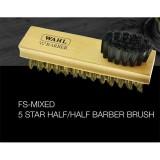 Wahl 5 Star Half/Half Barber Beard Brush FS-Mixed