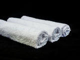 Barber Shave Towel - White (12) 27 x 12cm