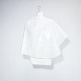 Knitted Comb Out Cape White 257 A/W