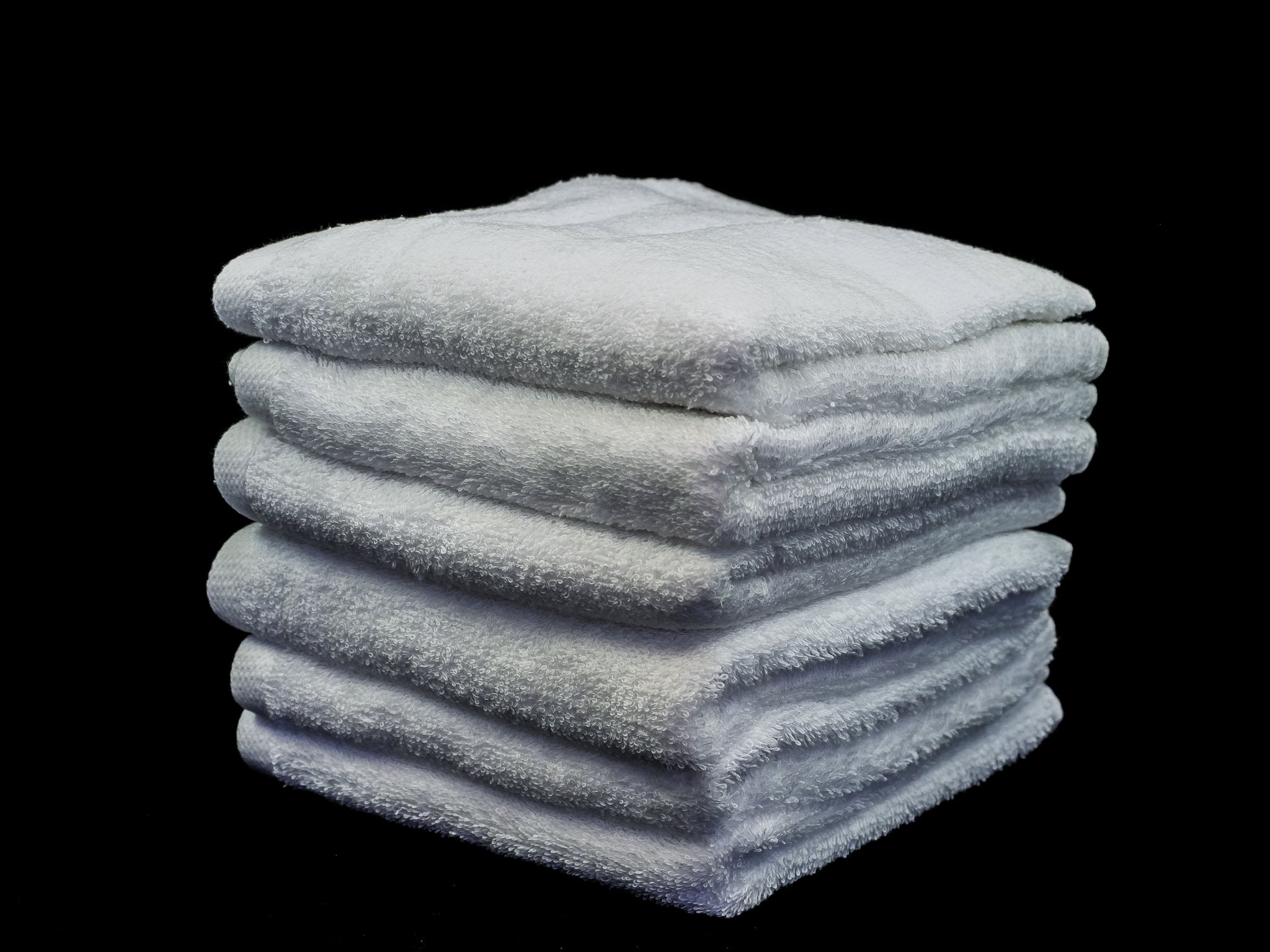 Barber Shave Towel - White (12) 28 x 45cm