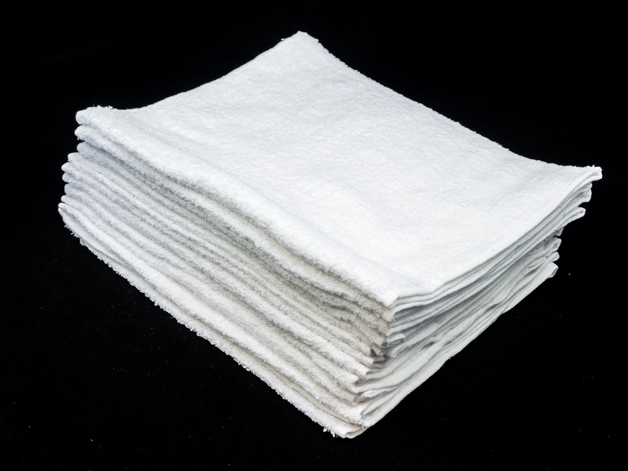 Barber Shave Towel - White (12) 28 x 45cm