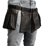 Leather Tool Belt with Detachable Sections