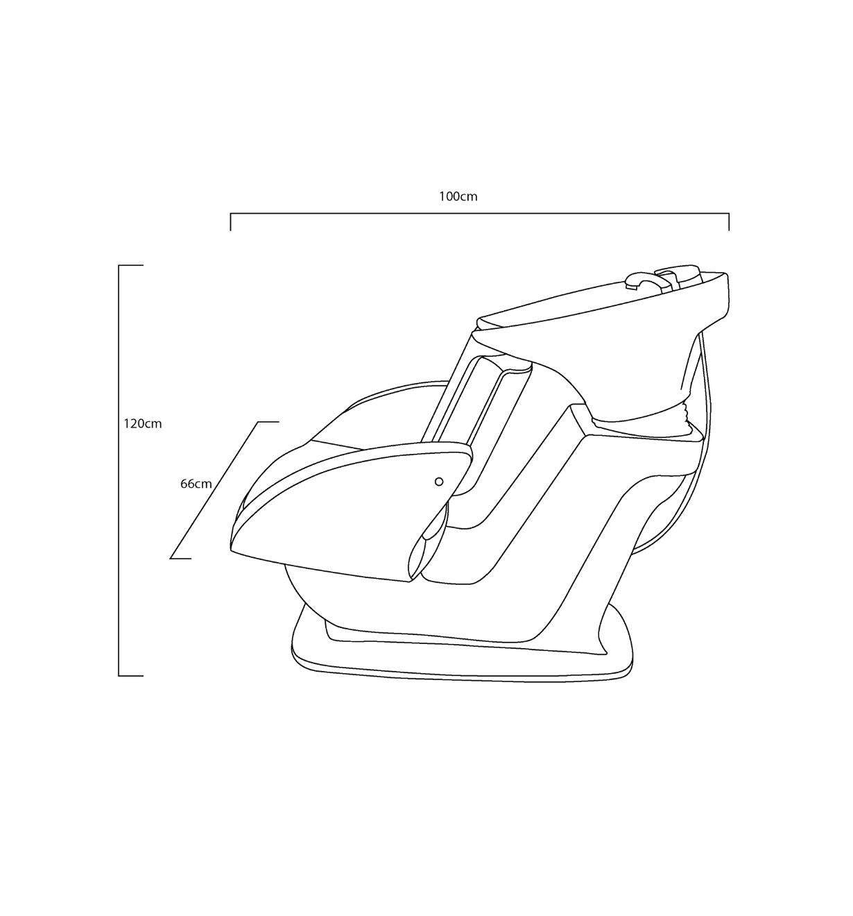 Harper Shampoo Unit C58 Black Basin
