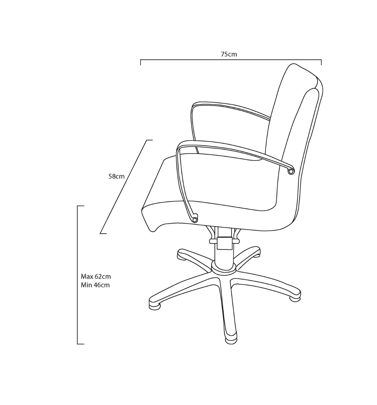 Phoebe Hydraulic Styling Chair 28090