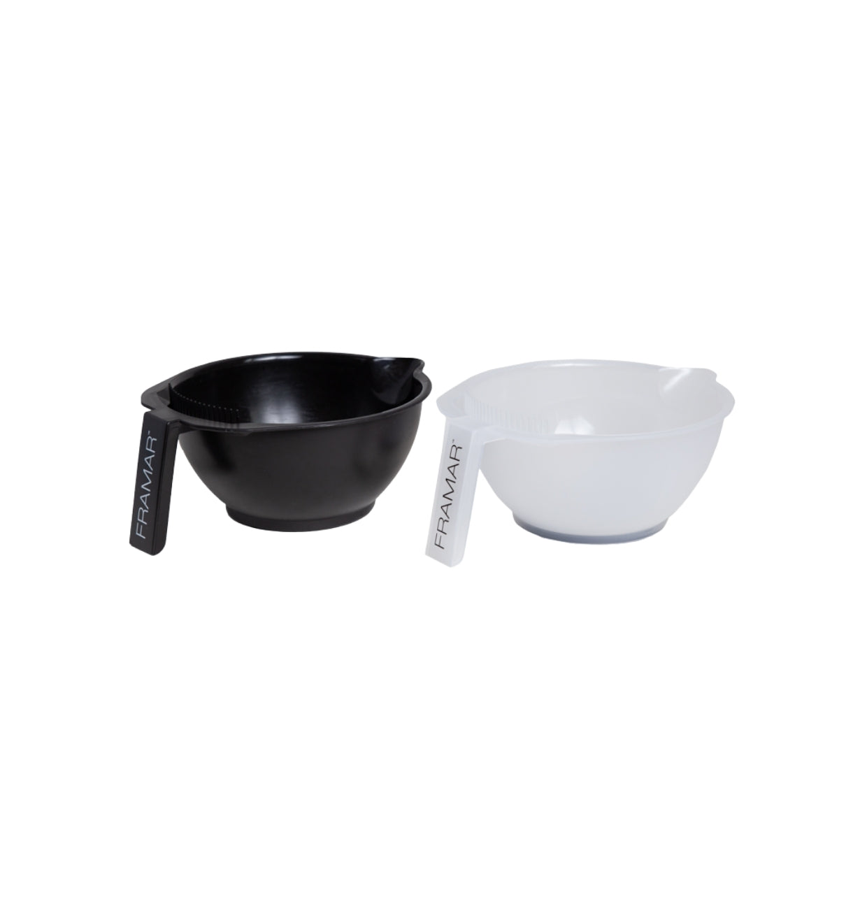 Framar Coloring Bowls Black & Clear 2 -Pack