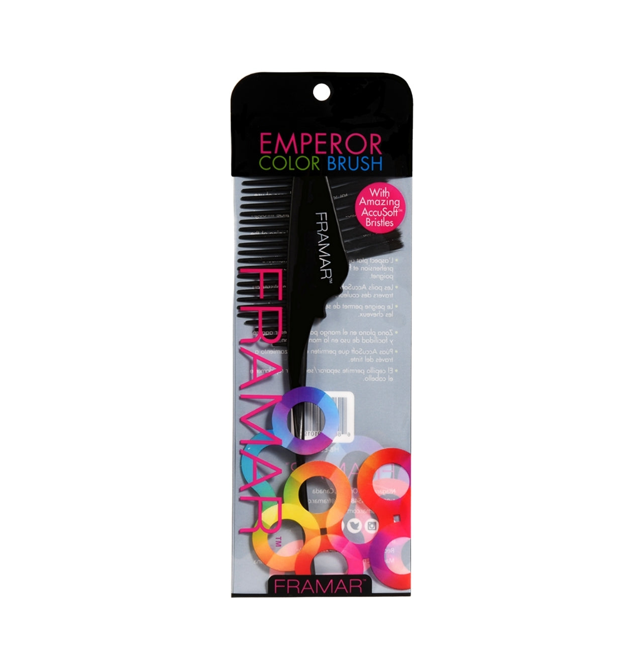 Framar Emperor Color Brush Black