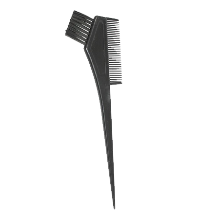 Tint Brush With Comb- Black 1155