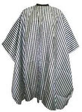 Traditional Barbers Cape Grey Pin Stripe WP3134G