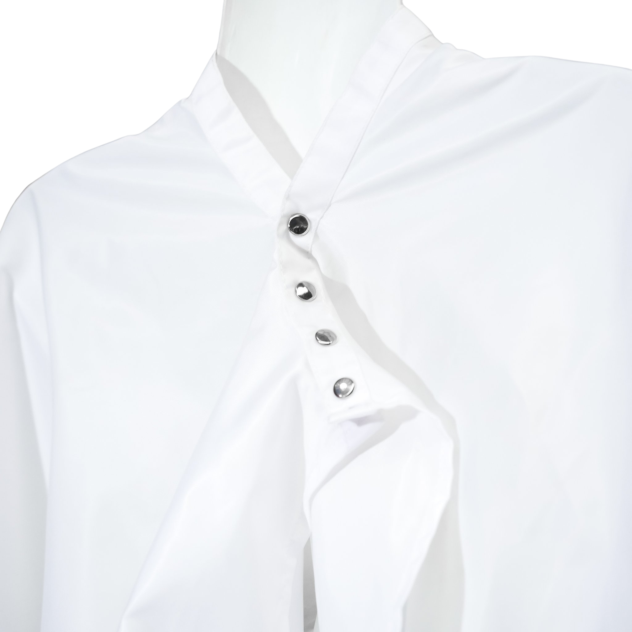 White Nylon Cape 100% Waterproof Metal Studs  301N *